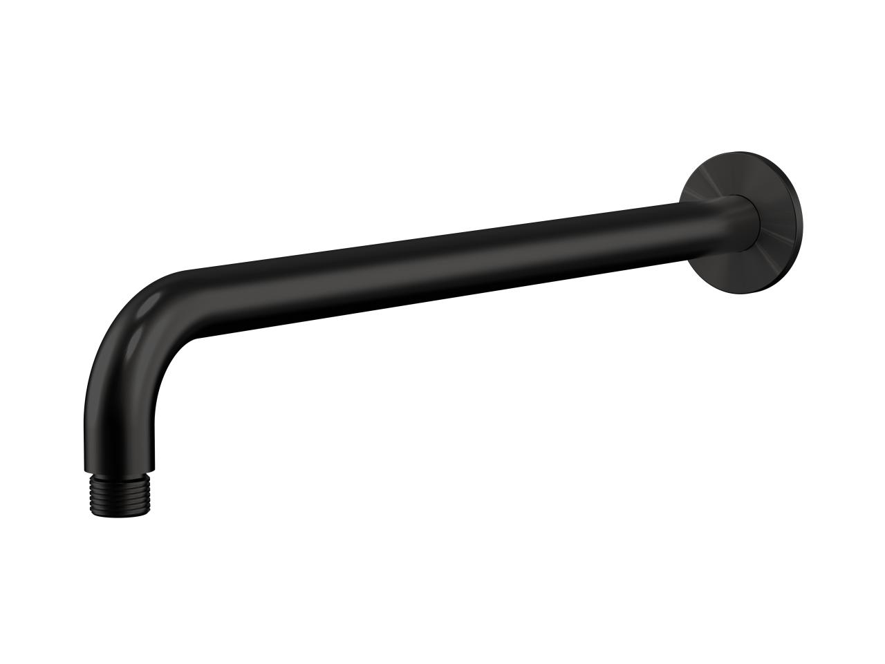 Aquanello Eterna Braț de duș pentru montare pe perete rotund 39 cm negru mat ET2140-10
