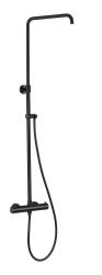 Aquanello Eterna Zwarte Thermostatische opbouw Douchekolom ET2500-10
