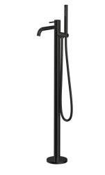 Aquanello Eterna Freestanding Bath Faucet Matte Black with Hand Shower ET3000-10