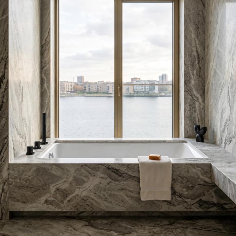 Aquanello Eterna 3-gats Badrandmengkraan met Handdouche Mat Zwart ET3100-10