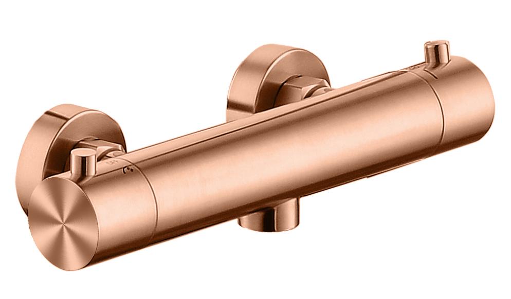 Aquanello Eterna Thermostatic Surface-Mounted Shower Faucet Copper ET2600-62