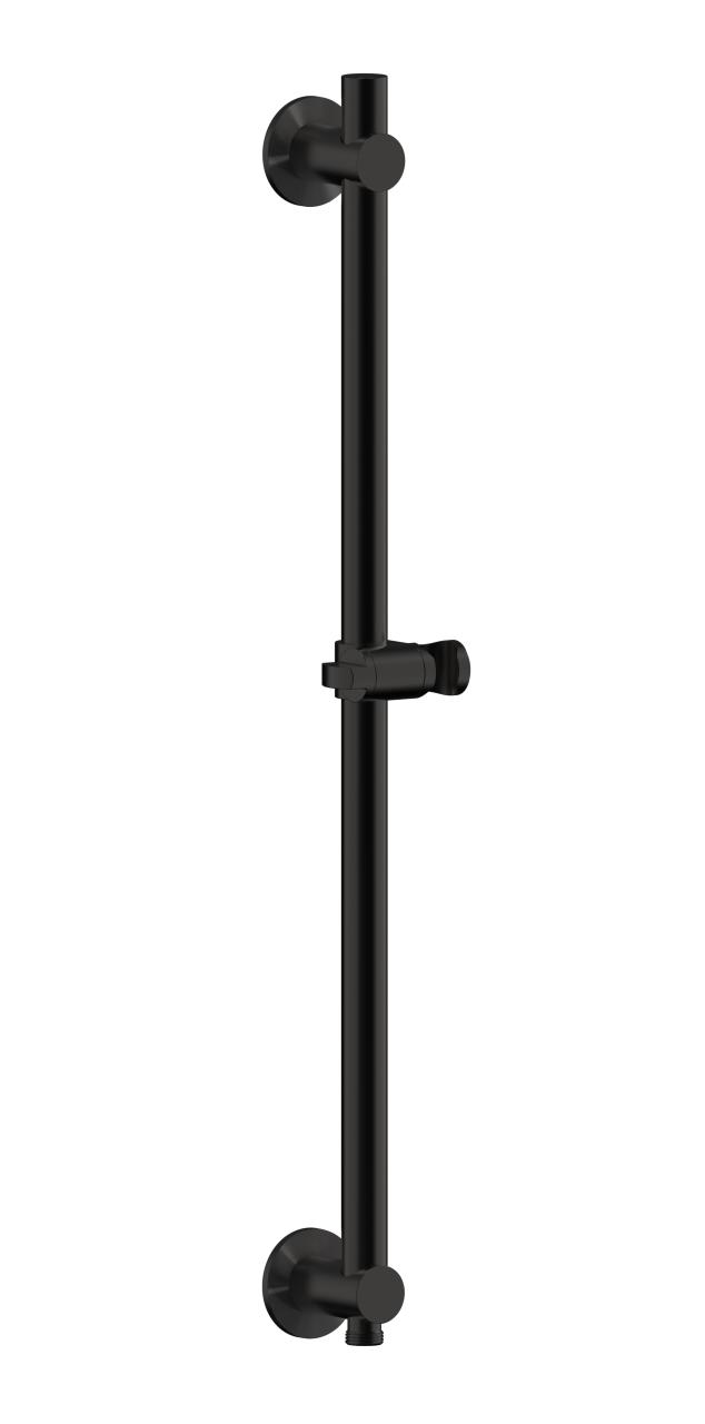 Aquanello Eterna Bară glisantă cu racord de apă 620 mm negru mat ET2710-10