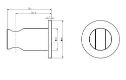 Aquanello Eterna PVD Gold Hand Shower Holder ET2750-60
