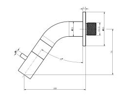 Aquanello Eterna Wall Mounted Faucet PVD Copper Cold Water ET4003-62