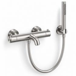 Aquanello Eterna RVS Thermostatische Opbouw Badkraan met Staafhanddouche ET-B-SET1-1-02