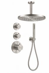 Aquanello Eterna RVS Inbouw Doucheset Thermostaat 2 Stopkranen ET-S-SET2-1-02