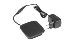 SQUARE 15W inductive charger with power supply, black