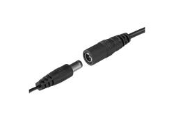 SLOT USB A+C socket charger 24W with power supply, black