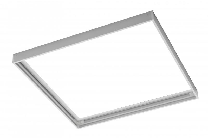 Kader voor opbouwmontage van LED-panelen 45 x 45 cm, h-43 mm, wit - Set van 2