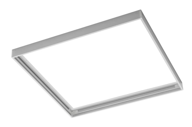 Kader voor opbouwmontage van LED-panelen 45 x 45 cm, h-43 mm, wit - Set van 2