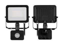 G-TECH Floodlight with motion sensor VILMAR, LED, 30W, 3000lm, 4000K, AC220-240V, black