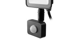 G-TECH Floodlight with motion detector VILMAR, LED, 30W, 3000lm, 6400K, AC220-240V, black