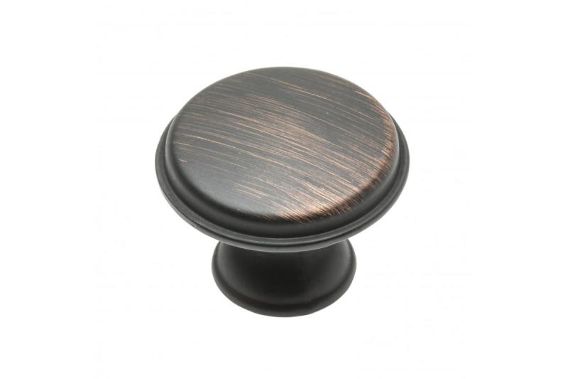 Zamak-knop CENTO, antiek koper - Set van 11