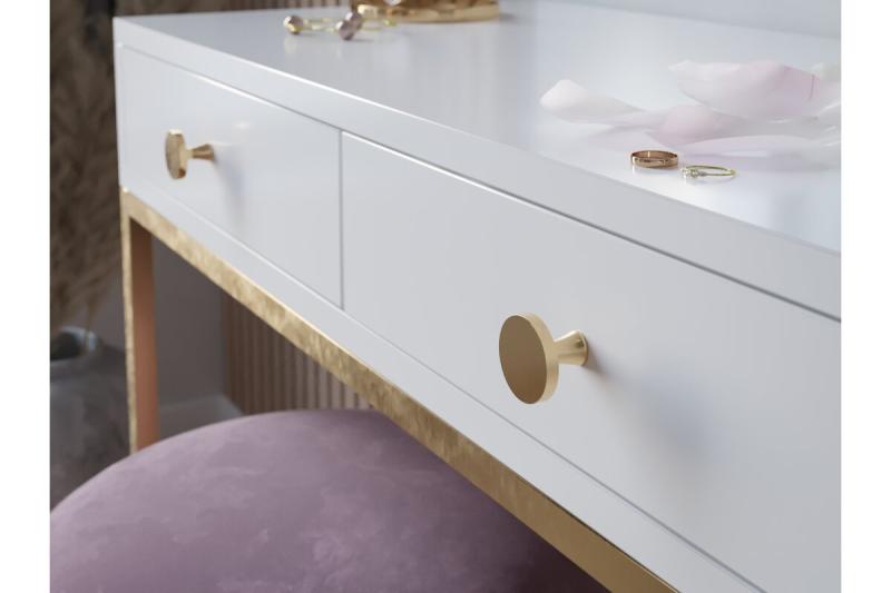 KNOB DUNE matzwart - Set van 8