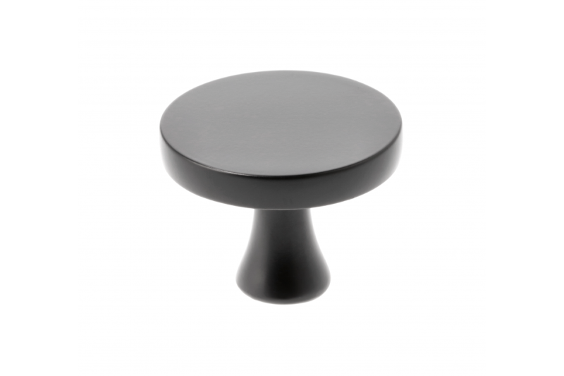 KNOB DUNE matzwart - Set van 8