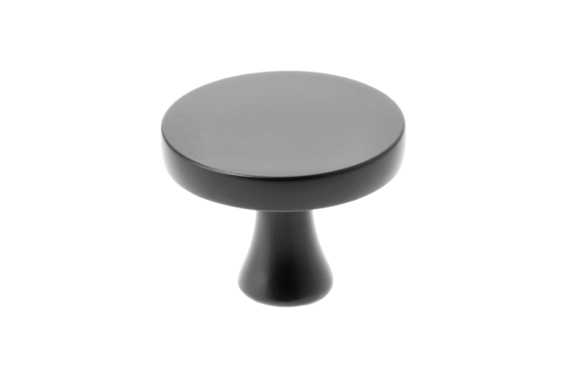 KNOB DUNE matzwart - Set van 8
