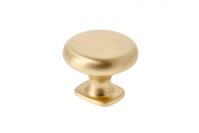 KNOP LORENA, geborsteld goud - Set van 6