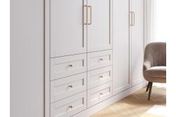 NORD zamak knob, brushed gold