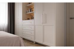 Pomello per mobili GTV NORD, ZnAl, color cashmere - Set di 9