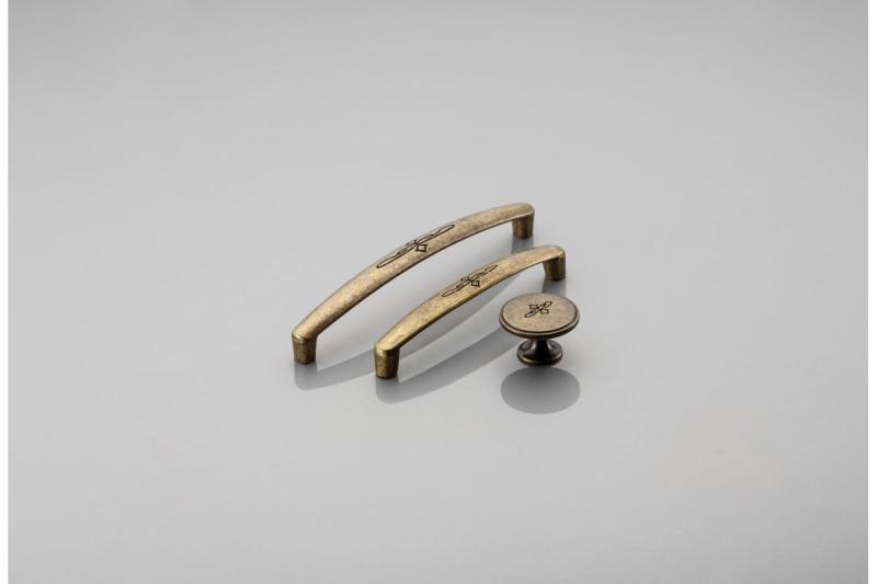 Zamak konb OLBIA antiek messing - Set van 12