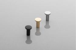 Pomello per mobili GTV PETIT, ZnAl, oro spazzolato - Set di 10