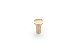Furniture knob GTV PETIT, ZnAl, brushed gold