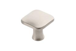 PIAZZA inox knob - brushed steel