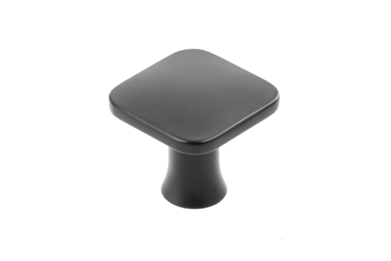 PIAZZA-knop met moer, matzwart - Set van 11