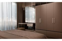 Furniture knob GTV PLAIN, ZnAl, brushed steel