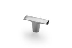 Furniture knob GTV PLAIN, ZnAl, brushed steel