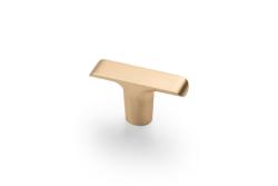 Furniture knob GTV PLAIN, ZnAl, brushed gold