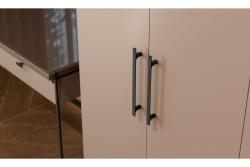 Furniture knob GTV PLAIN, ZnAl, matt black