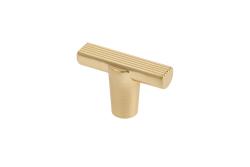 Furniture knob GTV RAY, ZnAl, brushed gold