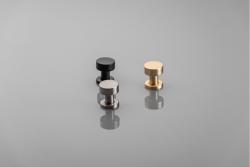 RING inox knob - brushed steel
