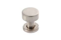 RING inox knob - brushed steel
