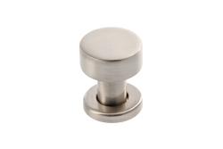 RING inox knob - brushed steel