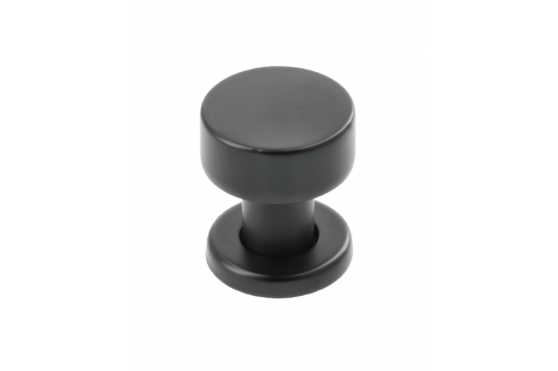 RING-knop, matzwart - Set van 7