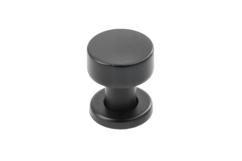 RING-knop, matzwart - Set van 7