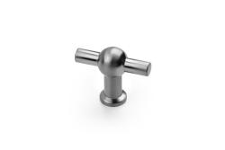 Furniture knob GTV SALVA, ZnAl, brushed steel