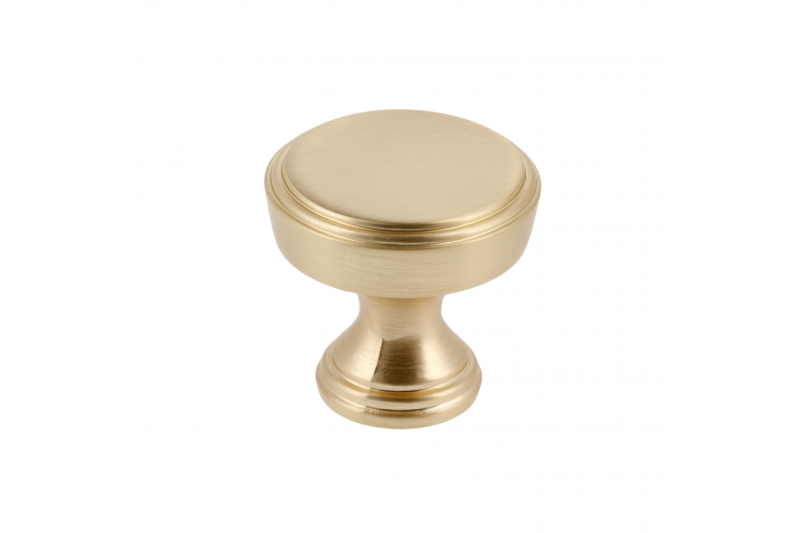 SONET-knop, geborsteld goud - Set van 7