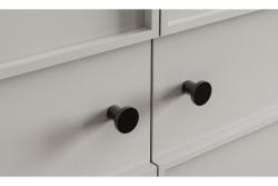 Spot knob black matt