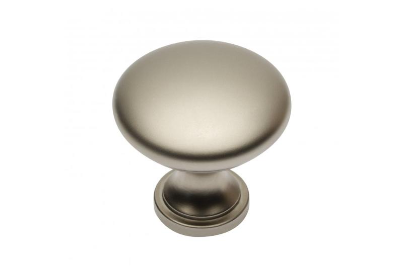 Zamak-knop TERNI satijn - Set van 10