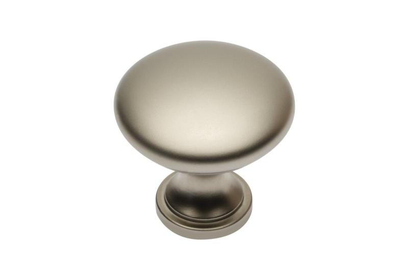 Zamak-knop TERNI satijn - Set van 10