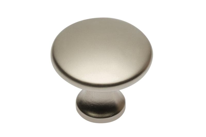 Zamak-knop UDINE satijn - Set van 10
