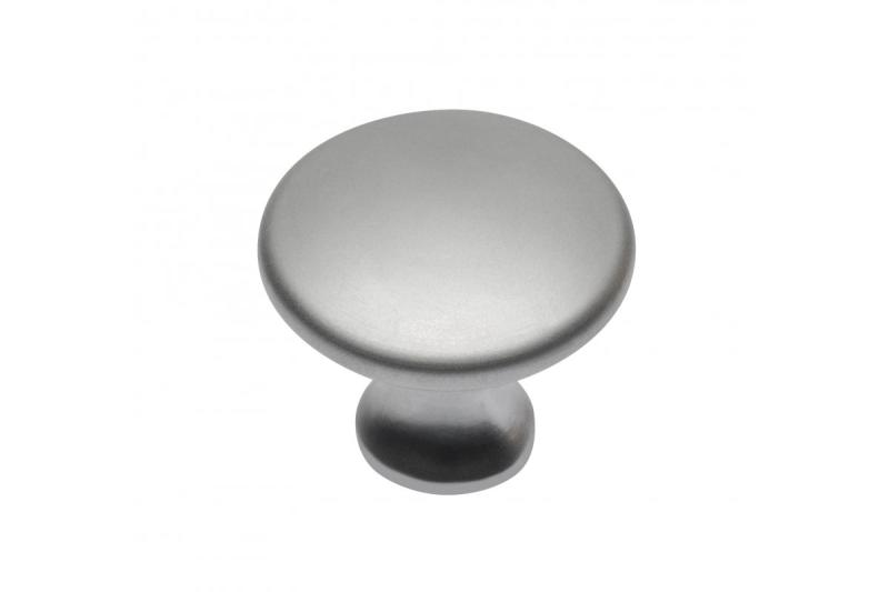 Zamak-knop UDINE aluminium - Set van 10