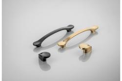 Zamak knob VENICE matt black
