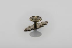 Zamak knob 1136 antique brass