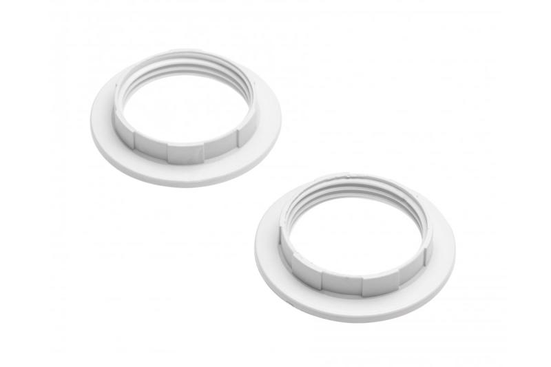 Lampenkap-bevestigingsring voor E27-fitting, wit, 2 stuks per verpakking 1208958644 - Set van 22