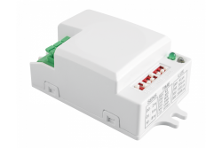 Microgolfbewegingssensor SRC812 MINI, max. 500 W, AC 220-240 V, 50/60 Hz, hoek 360°, bereik 2-8 m ± 1,5-3,5 m, IP20, met LED, opbouwmontage, witte behuizing 1208958714 - Set van 2