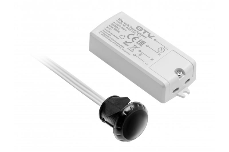 Contactloze schakelaar met twee standen (schakelaartype, voor verlichting), max. 500 W, AC 220-240 V, 50/60 Hz, IP2 1208958721 - Set van 2